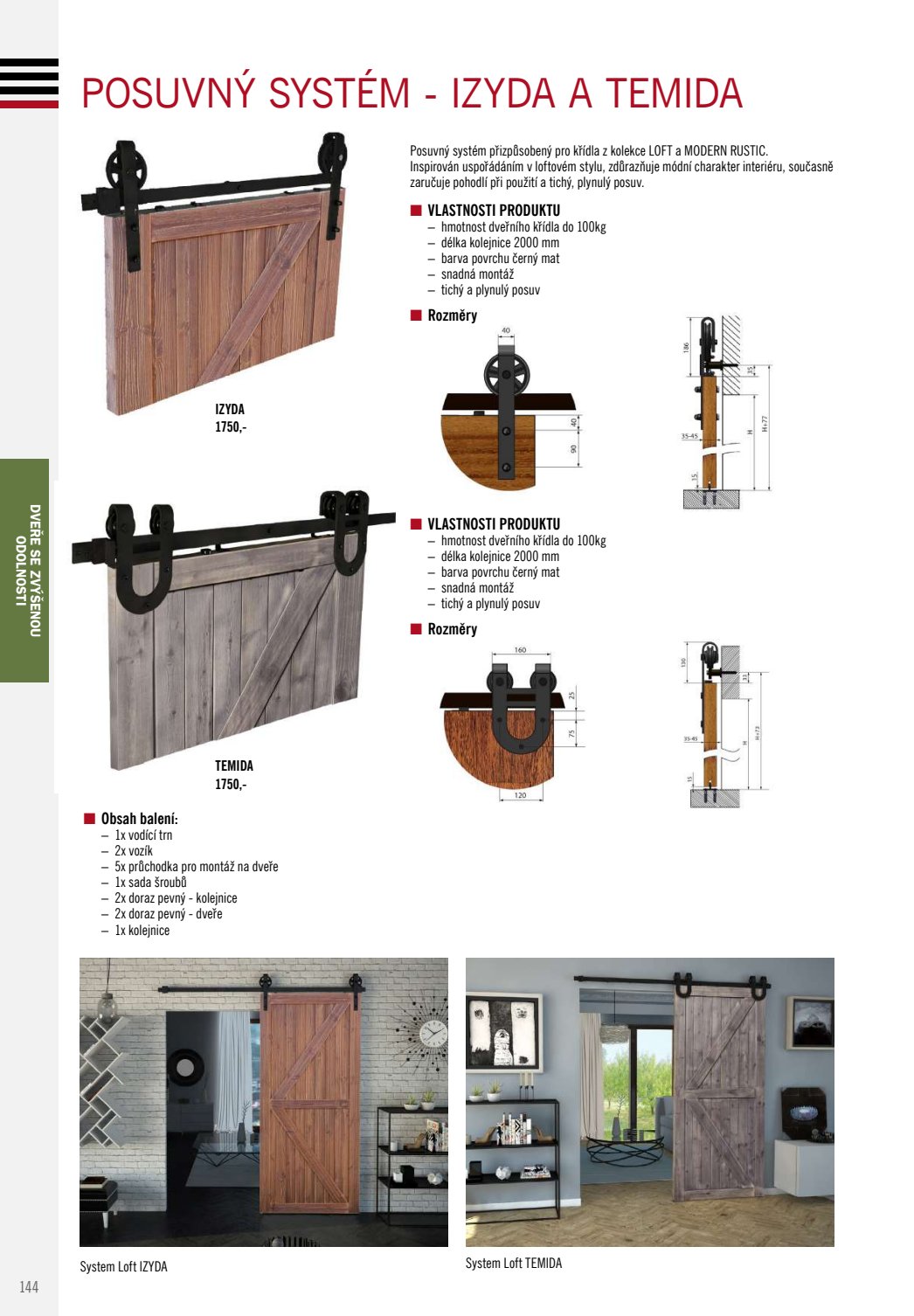 Posuvný systém Loft — Rea a Luna — strana 144
